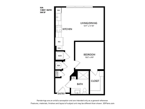 Floor plan AU1