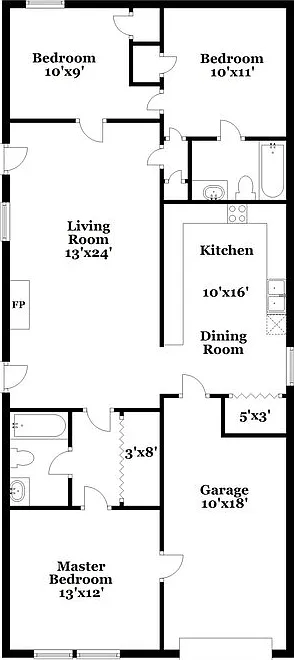 3 bed, 2.0 bath, 1137 sqft, $2,360 — Photo 2