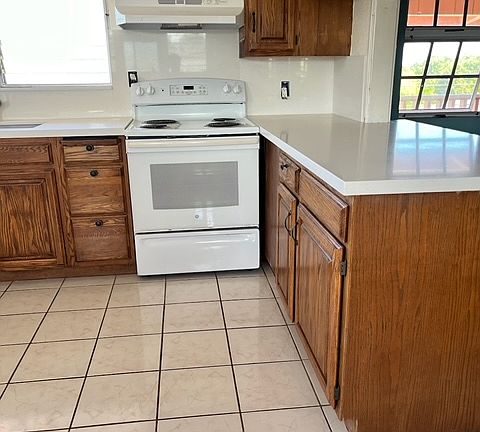 Kitchen with stove