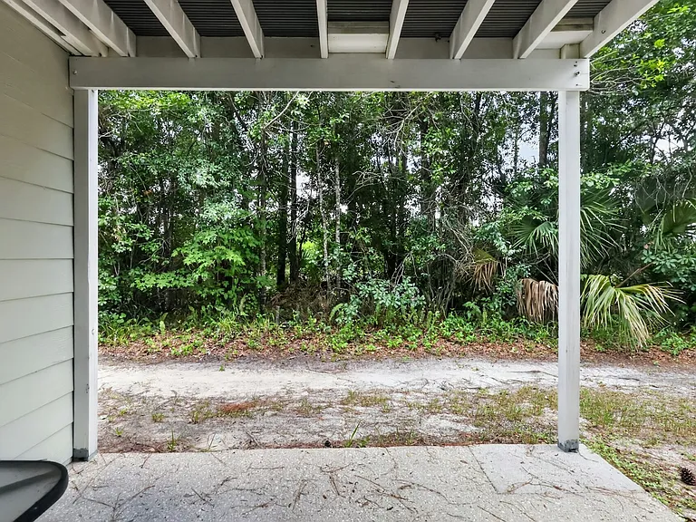 Rear porch