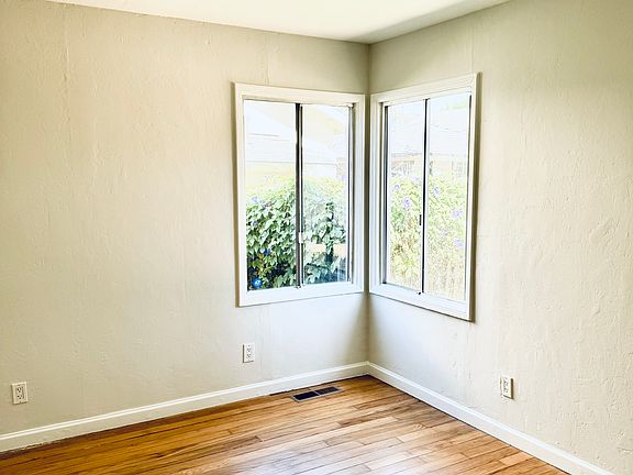 Master bedroom. Windows now have shades.