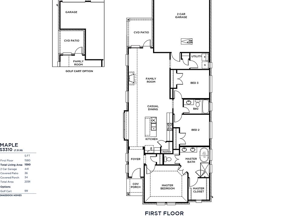 Maple S3310 Plan, Cottages of Celina, Celina, TX 75009 Zillow