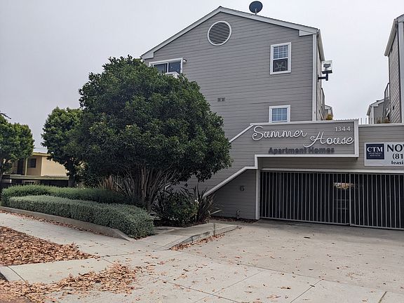 Gated garage enterance at Summer House Apartments in Ventura, California.