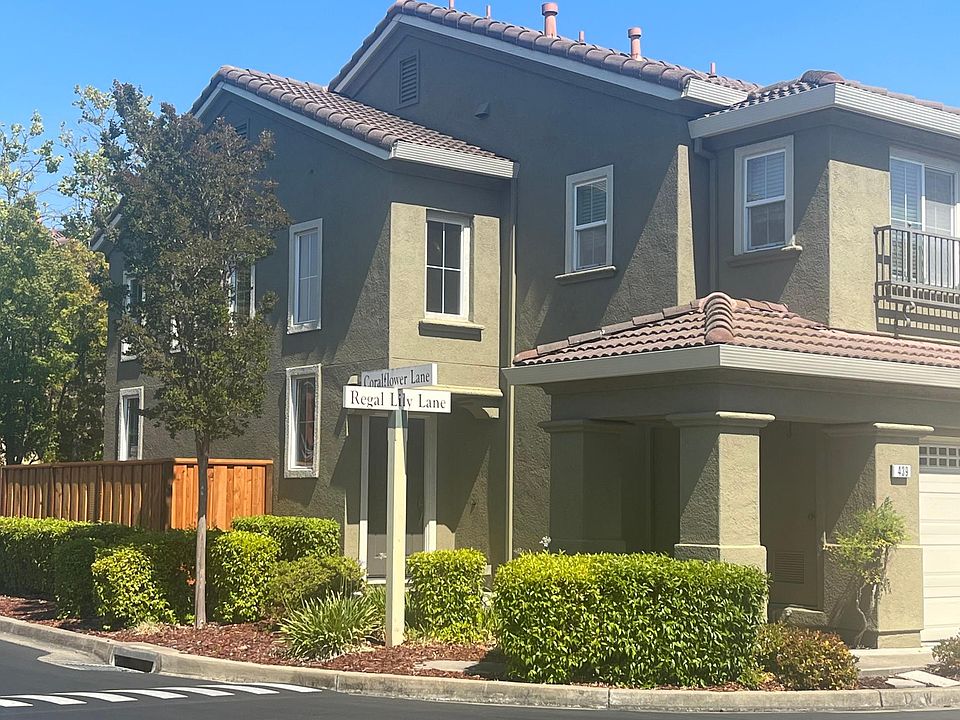 Front of home located corner lot