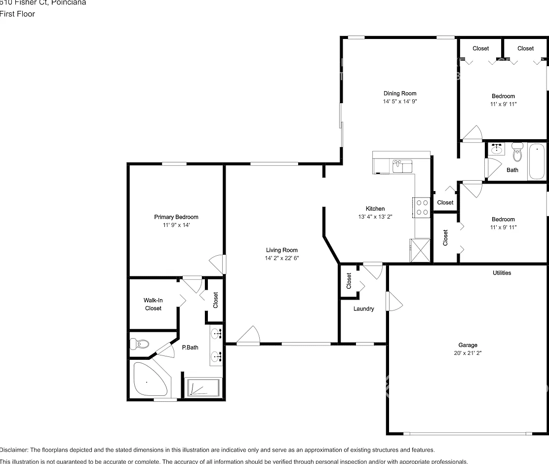 610 Fisher Ct Poinciana, FL 34759 — Photo 2