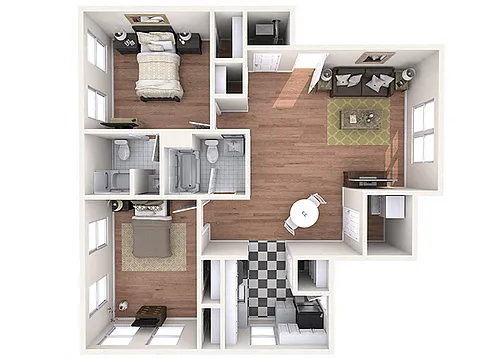 Floor plan B4