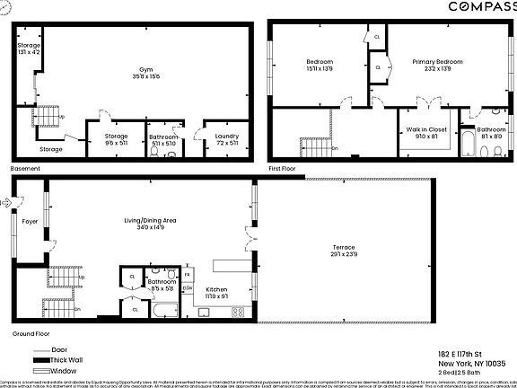 2nd image of 182 E 117th St Unit Townhouse