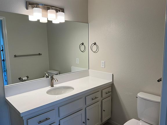 Bath with Newer Counters and Shower