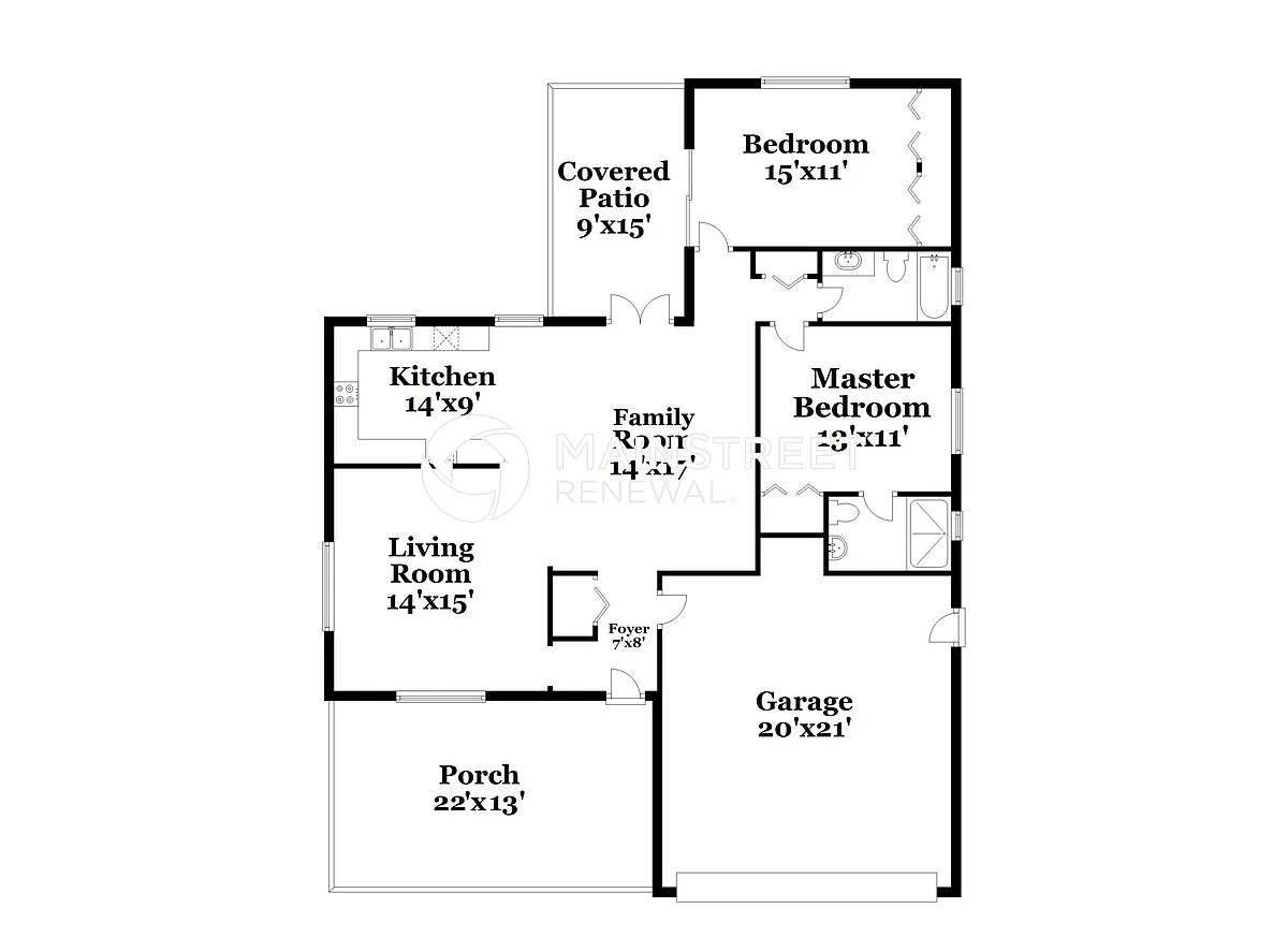 Floor Plan - 7015 Ingleside Dr