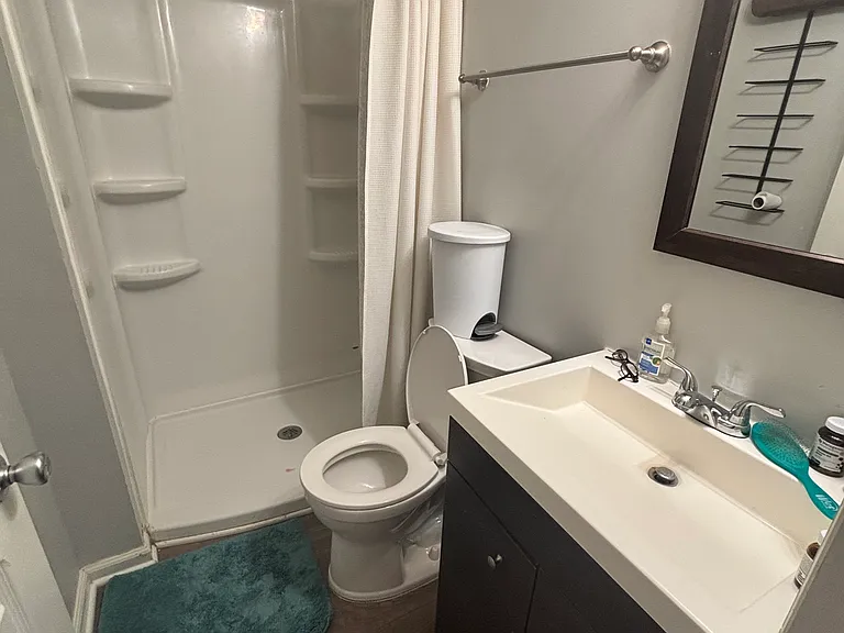 Bathroom with walk in shower