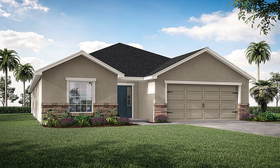 Brand-new home for sale in Parrish, FL with 3-bedrooms plus a den