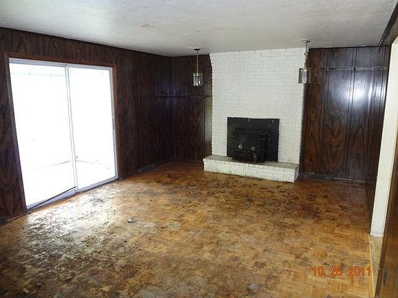 Family room with fireplace
