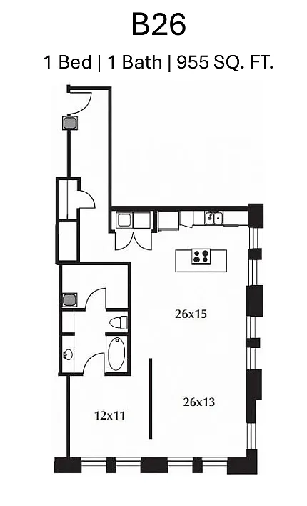 Floor plan B26