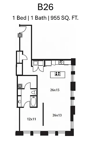 Floor plan B26