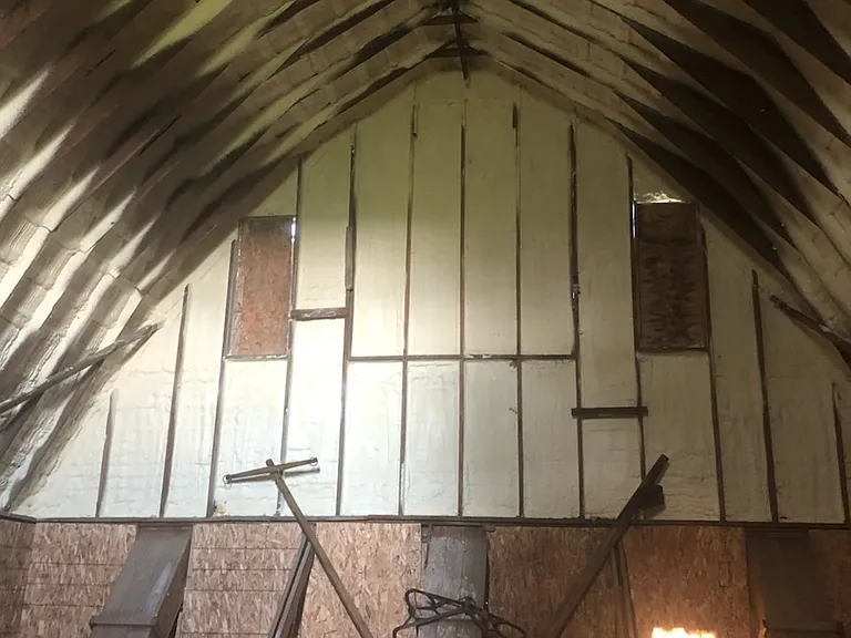 Top stairs in the Lodge.
