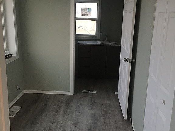 Laundry room to bathroom 