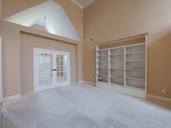 High ceiling living room