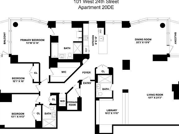2nd image of 101 W 24th St #20DE