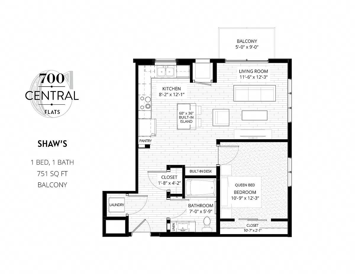 Floor plan Shaws - FLATS