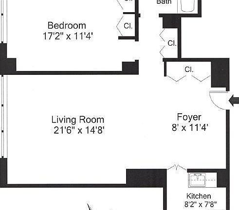 2nd image of 58 W 58th St APT 28B