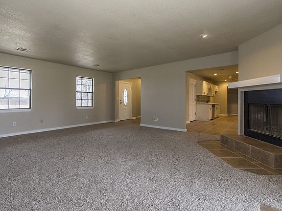 Modern and cozy fireplace