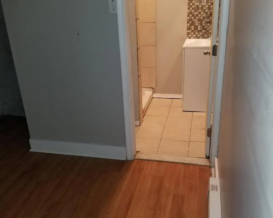 Bedroom into Bathroom Area