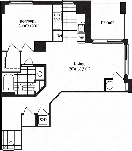 Floor plan The Bluemont