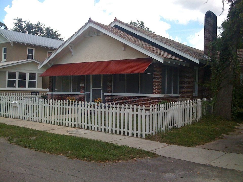 Side view front of house