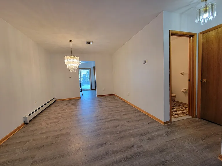 1/2 Bath and Closet off the Dining/Living Room