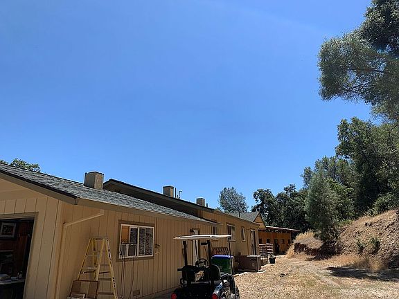 Looking back to barn