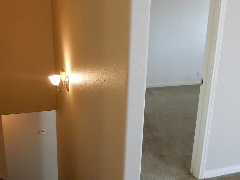 Upstairs with bedroom #2 to the right.