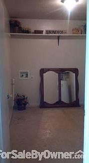 utility room
						:
						12x8 with 2 yr old electric water heater (see through mirror) . Scroll down