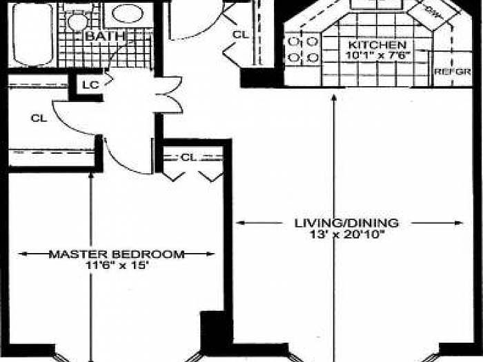 2nd image of 2018-32 Walnut St #17D