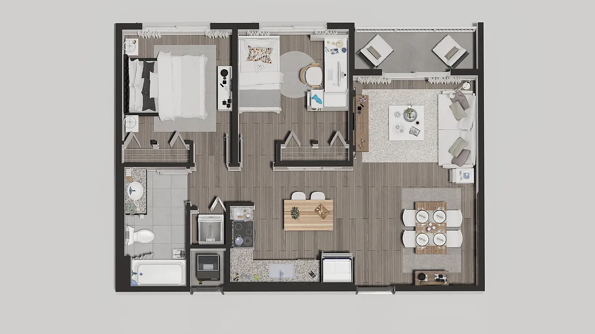 Floor plan B1R