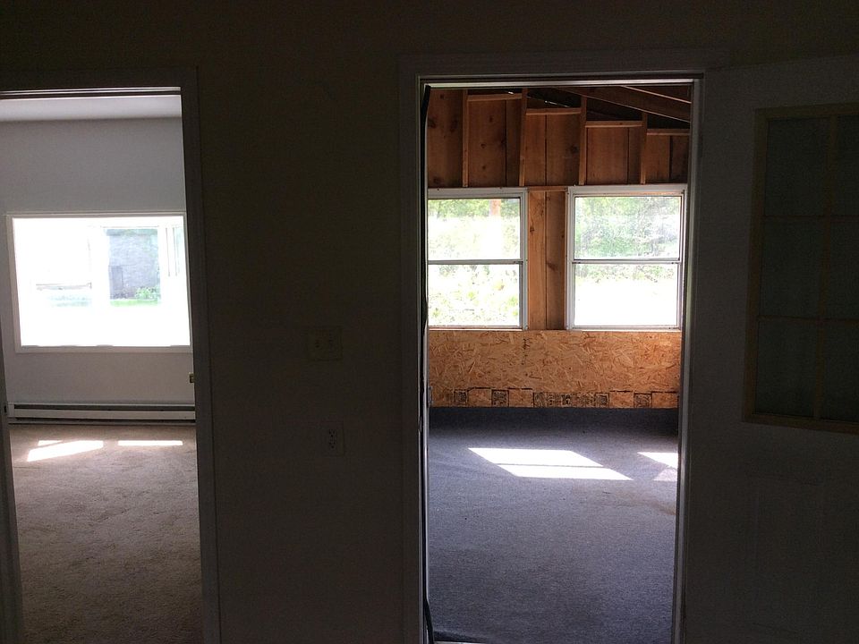 looking from inside to small storm porch