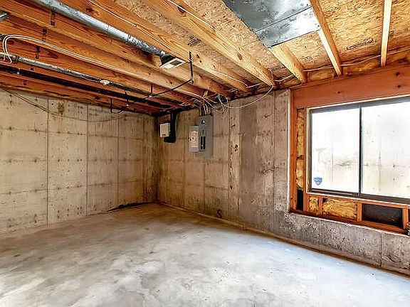 Daylight window in unfinished area