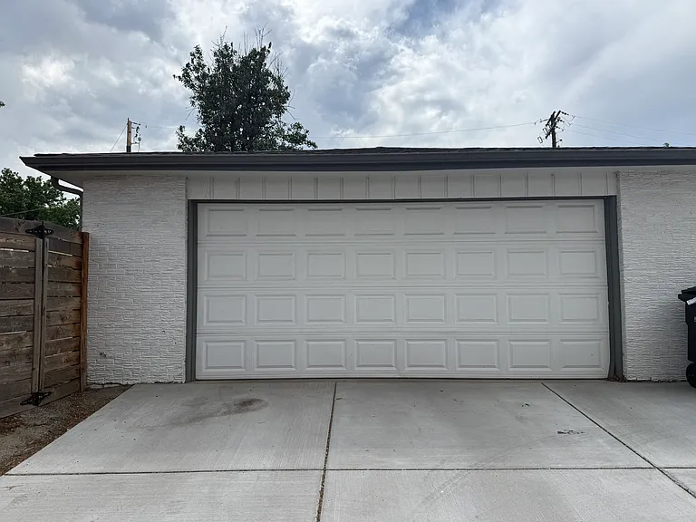 Two car garage