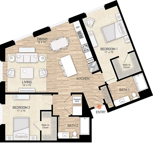 Floor plan Plan 71
