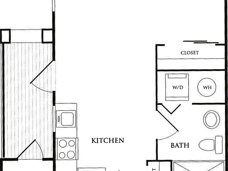Studio Floor plan Studio Floor plan