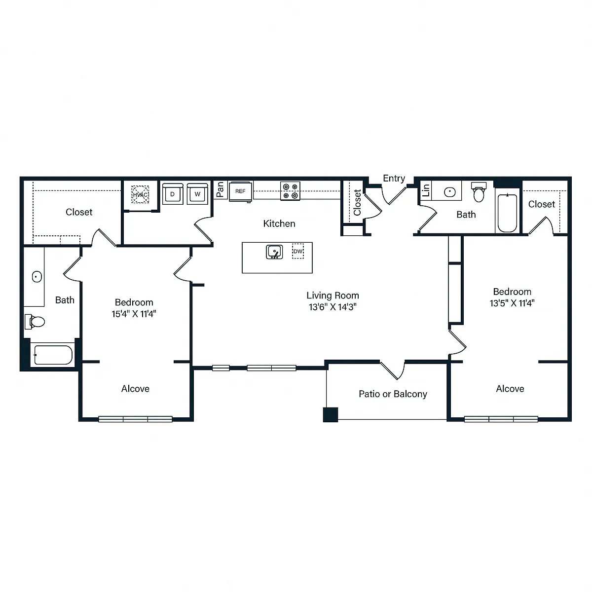 Floor plan B2-1