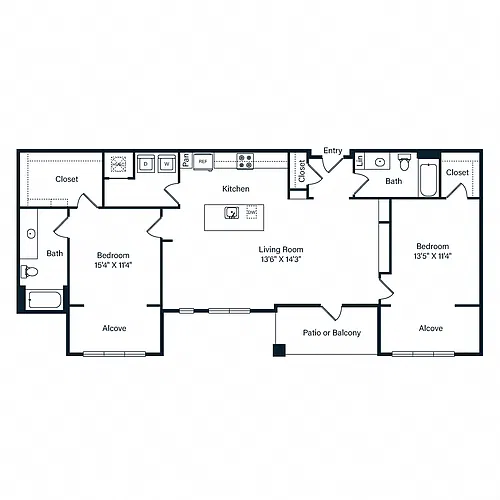 Floor plan B2-1