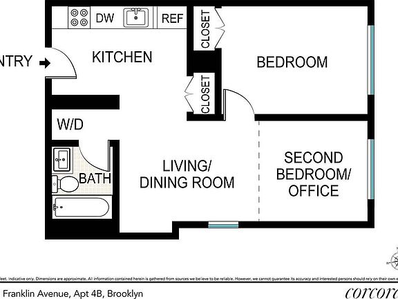 2nd image of 437 Franklin Ave #4B