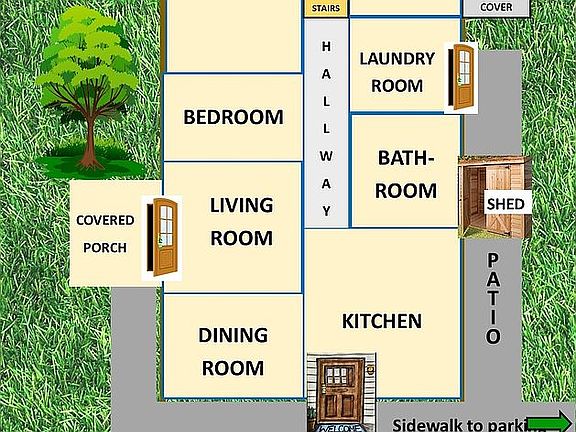 3-BR Half-Acre Flat