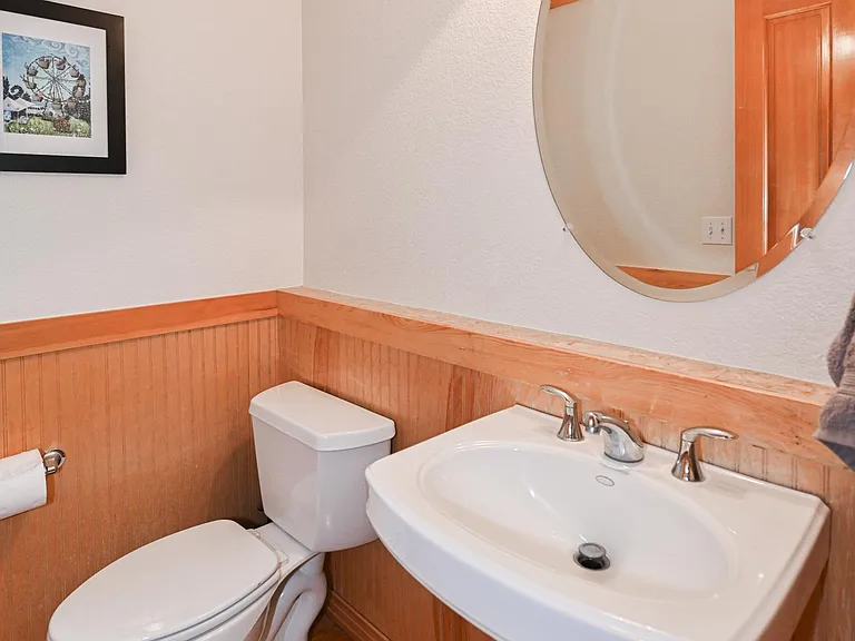 Main floor powder room