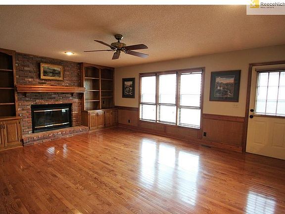 Open & Inviting Living Room - Gleaming Hardwoods & Gas Start Fireplace