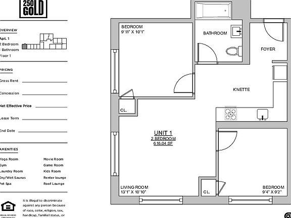 2nd image of 250 Gold St #101