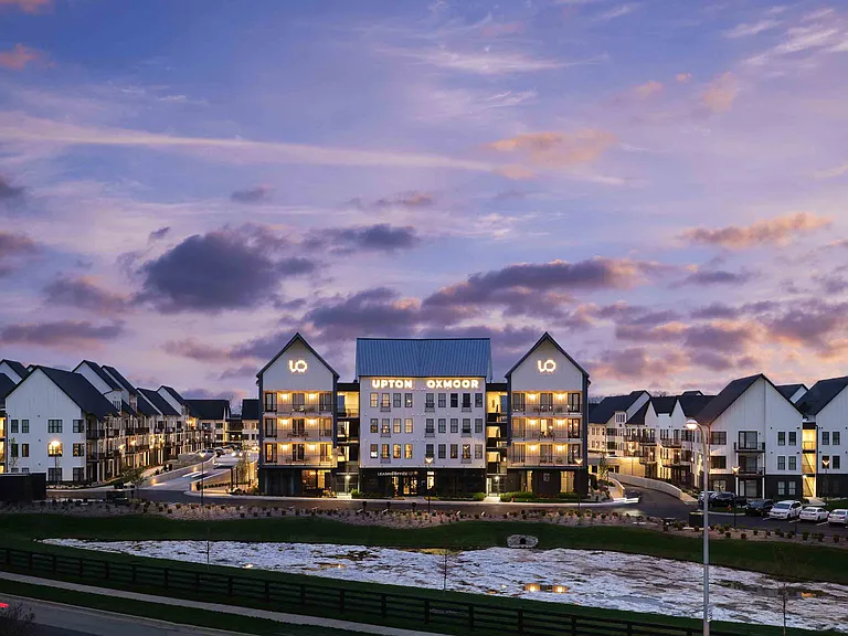 Upton Oxmoor at dusk