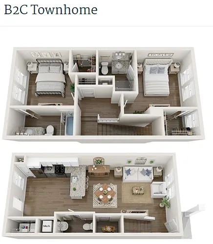 Floor plan B2C Townhome