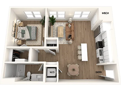 Floor plan A1-748-Scheme I