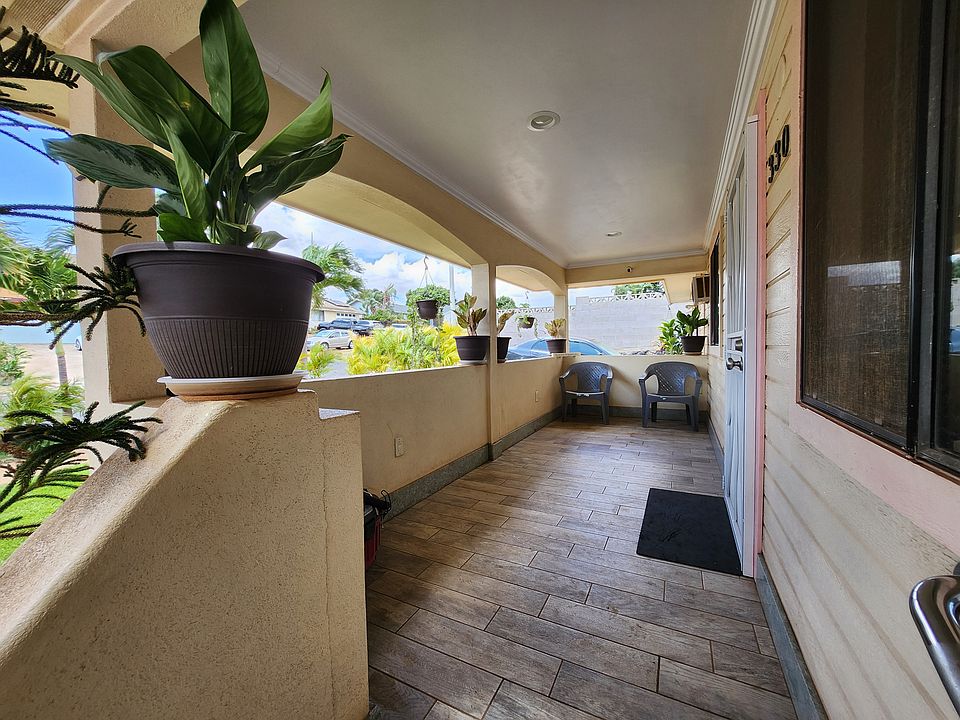 Covered front porch